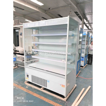 Enfriador de gabinete frigorífico con pantalla multideck abierto frontal